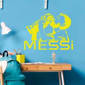 Živá Zeď Samolepka Lionel Messi pohár Barva: černá