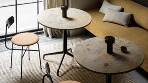 Audo Copenhagen designové kavárenské stoly Harbour Column Counter Table (průměr 80 cm)