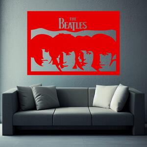 Živá Zeď Samolepka The Beatles Barva: černá