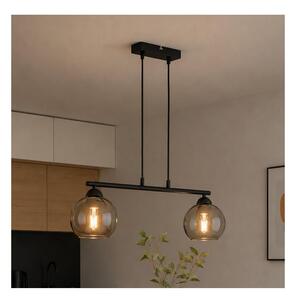 Brilagi - Lustr na lanku DIOR 2xE27/60W/230V černá/kouřová šedá