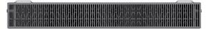Mexen C33, panelový radiátor 600 x 1400 mm, boční připojení, 3268 W, antracitová, W433-060-140-66