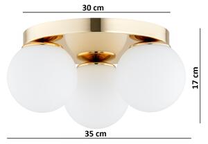 Brilagi - Stropní svítidlo MILO 3xE27/60W/230V pr. 35 cm zlatá