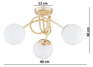 Brilagi - Přisazený lustr MILO 3xE27/60W/230V zlatá