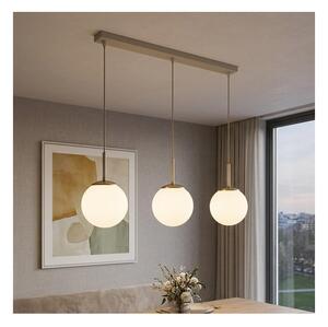 Brilagi - Lustr na lanku MILO 3xE27/60W/230V béžová/zlatá