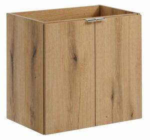Skříňka pod umyvadlo NOVA Oak 82-60-2D | 60 cm s dvířky