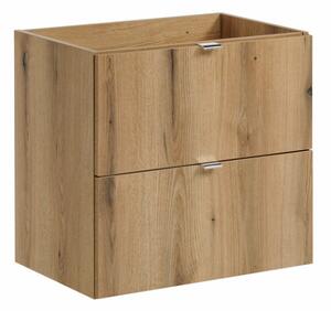 Skříňka pod umyvadlo NOVA Oak 82-60-2S | 60 cm