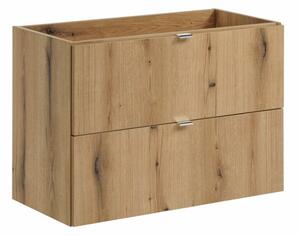 Skříňka pod umyvadlo NOVA Oak 82-80-2S | 80 cm