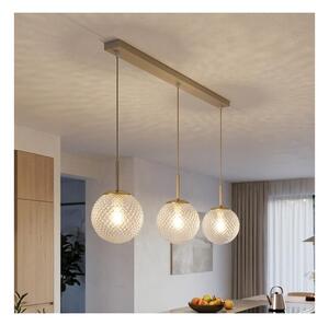 Brilagi - Lustr na lanku STELLA 3xE27/60W/230V béžová/zlatá