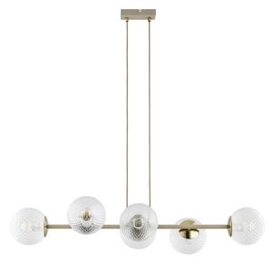 Brilagi - Lustr na lanku STELLA 6xE27/60W/230V béžová/zlatá