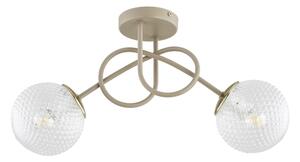 Brilagi - Přisazený lustr STELLA 2xE27/60W/230V béžová/zlatá