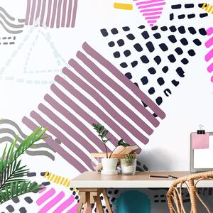 Tapeta Memphis vzor v pop-art stylu
