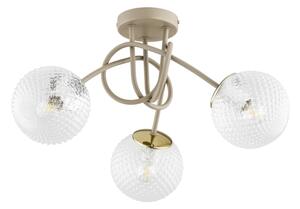 Brilagi - Přisazený lustr STELLA 3xE27/60W/230V béžová/zlatá