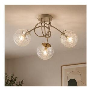 Brilagi - Přisazený lustr STELLA 3xE27/60W/230V béžová/zlatá