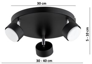 Brilagi - LED Bodové svítidlo MONO 3xGX53/30W/230V černá