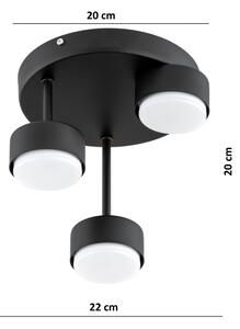 Brilagi - LED Přisazený lustr MONO 3xGX53/30W/230V černá
