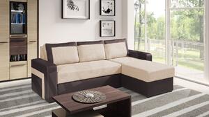 Rohová sedací souprava Alaska, Potah: ekokůze Soft 066 + Lawa 01, Strana: pravá 5902928046663