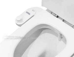 KMINA Bidetová sprcha pro toaletu, studená voda, bílá, hadice 80 cm, plochý design