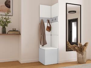 Předsíň Tavasz XXI, Barva: bílá, Barva látek:: ekokůže Soft 017 (bíla) 5903211168666