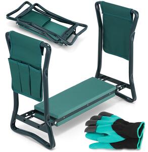 Multifunkční zahradní židle a klekadlo 2v1 + rukavice