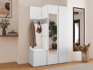 Předsíň Tavasz XXVI, Barva: bílá, Barva látek:: ekokůže Soft 017 (bíla) 5903211169854