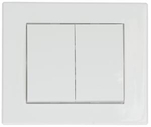 Abex Lustrový vypínač Onyx - bílý WP-2O/BI