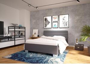 Blanář Sendy čalouněná postel vč. roštu 140 x 200 cm, šedá