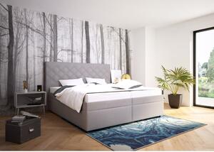 Blanář Neapol čalouněná postel vč. roštů 180 x 200 cm, šedá