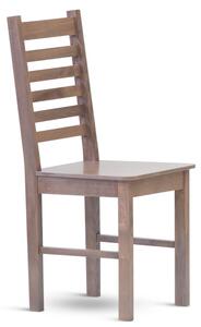 Dřevěná jídelní židle NORA – masiv, více barev, nosnost 130 kg