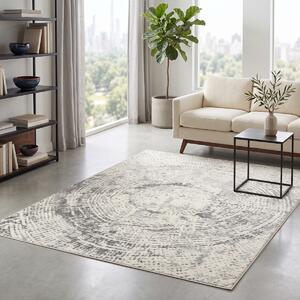 Angel Carpet, Kusový koberec Aurora 55 Grey, 60x110, šedá, kancelář