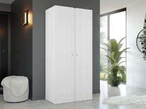 Šatní skříň Towiro Slim 2D, Barva: bílá 5903211213670