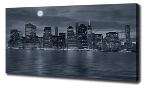 Foto obraz na plátně New York noc oc-81226490