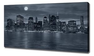 Foto obraz na plátně New York noc oc-81226490