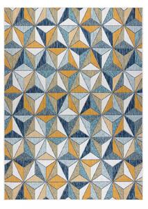 Hans Home | Kusový koberec Cooper Sisal Mosaic 22222 ecru/navy – na ven i na doma