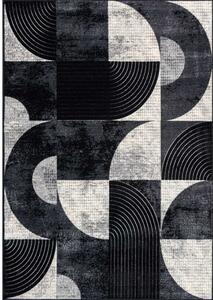 Vopi | Kusový koberec Girona 2755 681 black - 140 x 200 cm