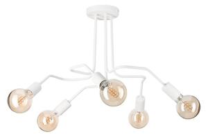 Přisazený lustr MATYLDA 5xE27/60W/230V bílá