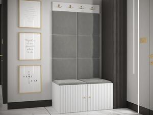 Předsíňová sestava Towiro Slim IV, Barva: bílá, Barva látek:: Manila 16 5903211220937