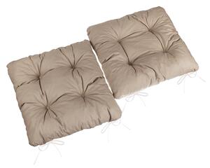 Bellatex Sedák Adéla prošívaný SET 2ks 40x40 cm Béžová