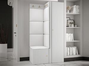 Předsíňová sestava Towiro Slim XXV, Barva: bílá, Barva látek:: ekokůže Soft 017 (bíla) 5903211222016