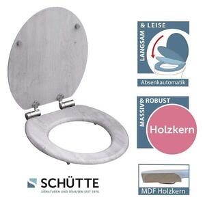 Schütte Záchodové prkénko se zpomalovacím mechanismem (imitace světlého dřeva) (100335885005)