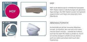 Schütte Záchodové prkénko se zpomalovacím mechanismem (imitace světlého dřeva) (100335885005)