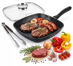 Grilovací pánev Masterpan 28 cm hliníková