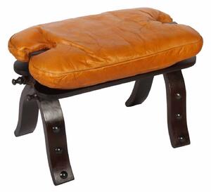 Orientální kožená židle "Sadia" Orange