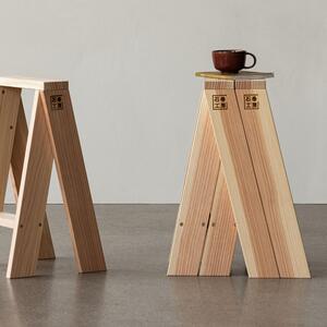 Audo Copenhagen designové stoličky Ishinomaki AA Stool (výška 72 cm) (2 kusy)