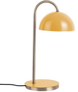 Time for home Žlutá kovová stolní lampa Lumiel