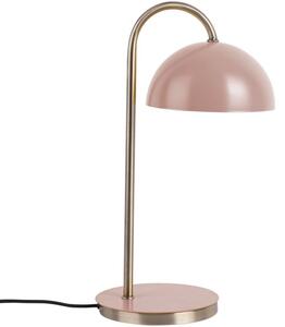 Time for home Růžová kovová stolní lampa Lumiel