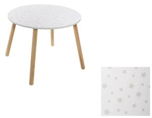 Dětský stolek STARS, 60x43x60, bílá/šedá