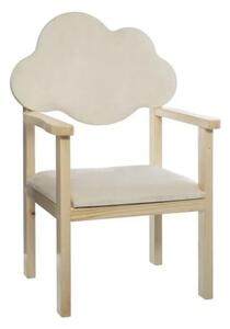 Dětská židlička CLOUD, 40x63,5x33, béžová