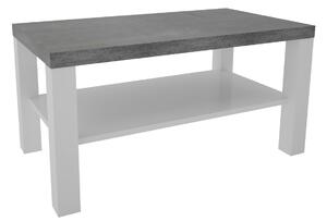 Konferenční stolek GOMEZ bílá beton