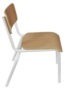 Dětská židlička SCHULE, 34x50x33, šedá