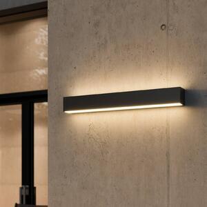 Venkovní nástěnné svítidlo Lucande LED Lengo, 50 cm, grafitově šedá, 2